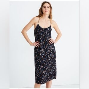 Madewell Tie-Back Slip Dress in Prairie Posies